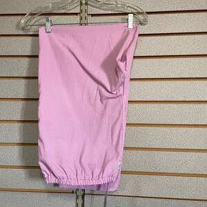 Disney Mickey Mouse Scrub Pants‎ Womens Light Pink Elastic Waist Drawstring L
